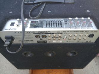 Behringer k300fx amplifier/speaker system