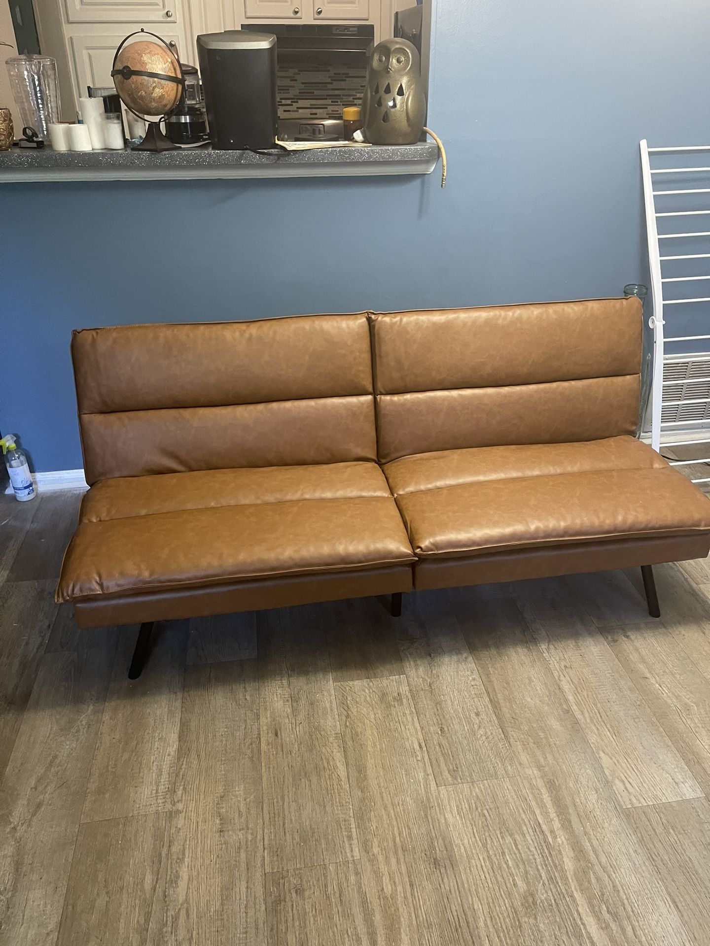 New Faux Brown Futon