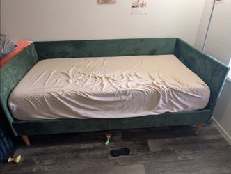 Velvet mid century daybed