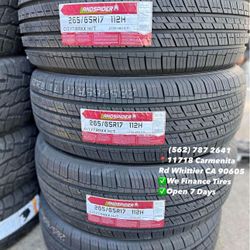 265/65R17 Landspider All Season Set of Tires Installed and Balanced Set de Llantas Nuevas Instaladas y Balanceadas