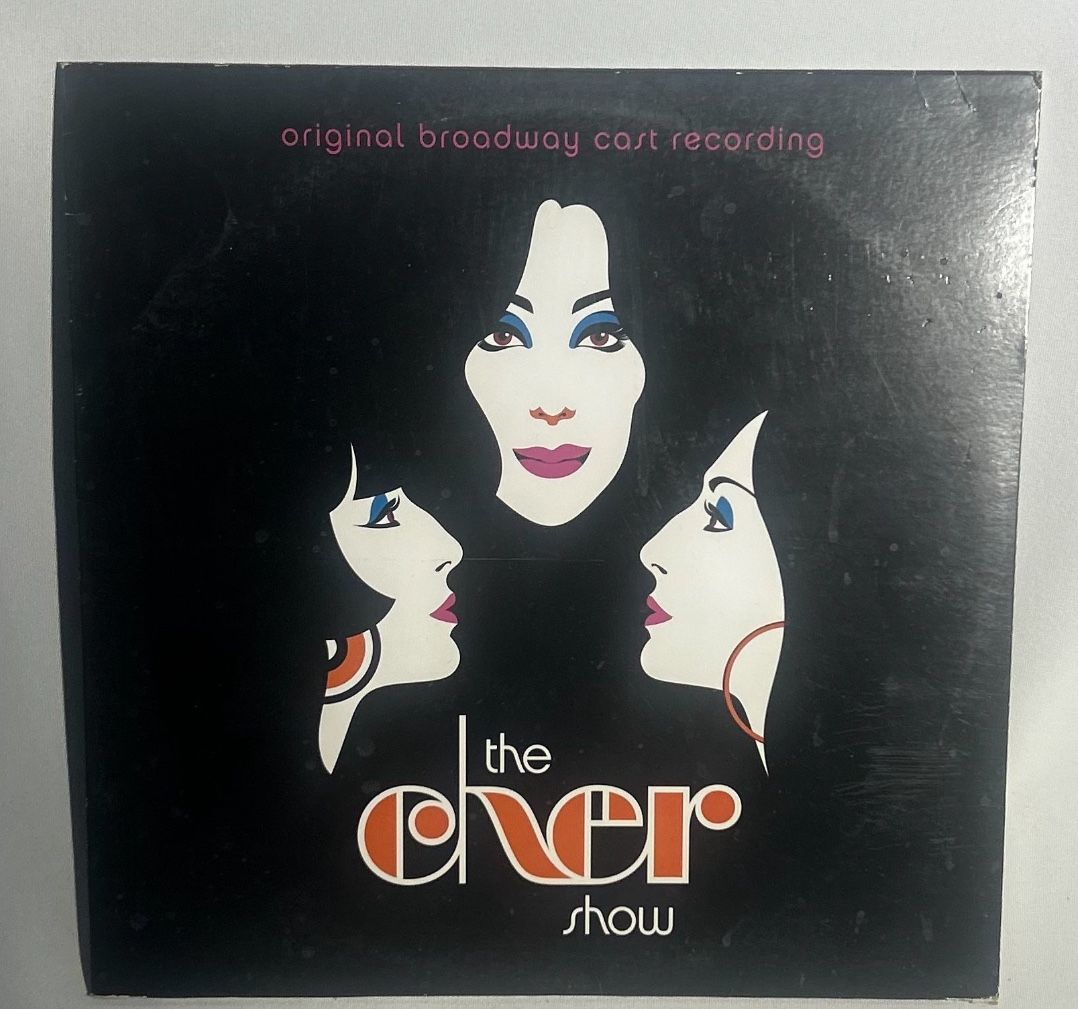 Cher Show original Broadway Cast Recording Color vinyl, 7(lightly Used)