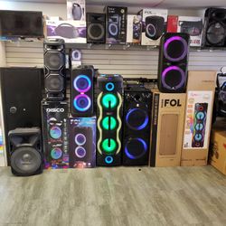 Speakers Wireless Bluetooth for party heavy sound and bass brand new - cash deal starts $89
