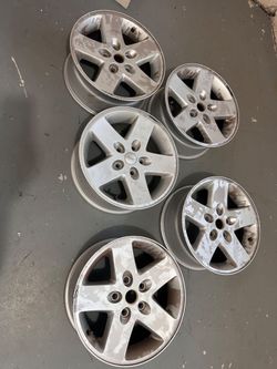 Jeep Alloy Wheels Set of (5) 2015