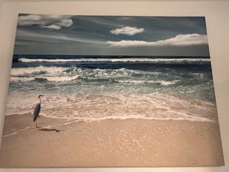 Large Coastal Wall Art – 39” × 29” – $15 Each