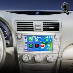 Android 13 Car Radio for Toyota Camry 2007 2008 2009 2010 2011, 5G WiFi Upgrade Car Stereo, 8inch IPS HD Touch Screen Wireless Carplay Android Auto, G