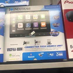 Soundstream 10 Inch Stereo With Apple CarPlay And Android Auto Only 239.99