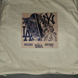 Yankees/Dodgers Pillow Cover