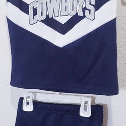 Dallas Cowboys Cheer Outfit size 4T 
