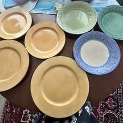 Seven Beautiful Hand Painted Plates 