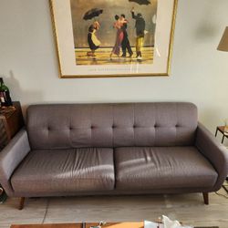 Grey Fabric Couch