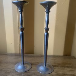 Solid brass candlesticks
