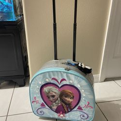 girl's travel suitcase clean and in good condition