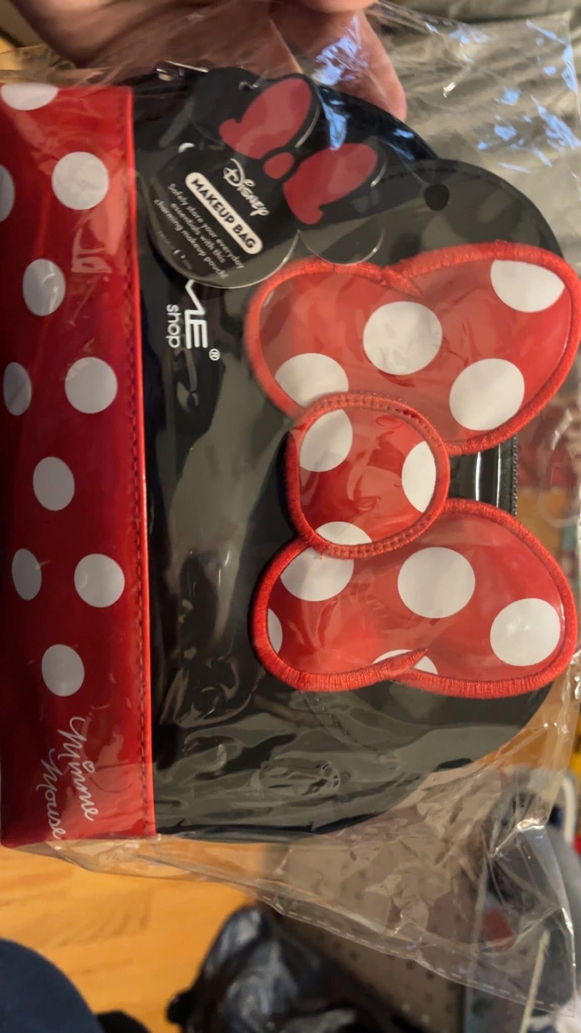 Crème Minnie Mouse Makeup Bag Brand New In Wrapper