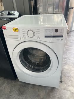 LG Front Load Washing Machine White