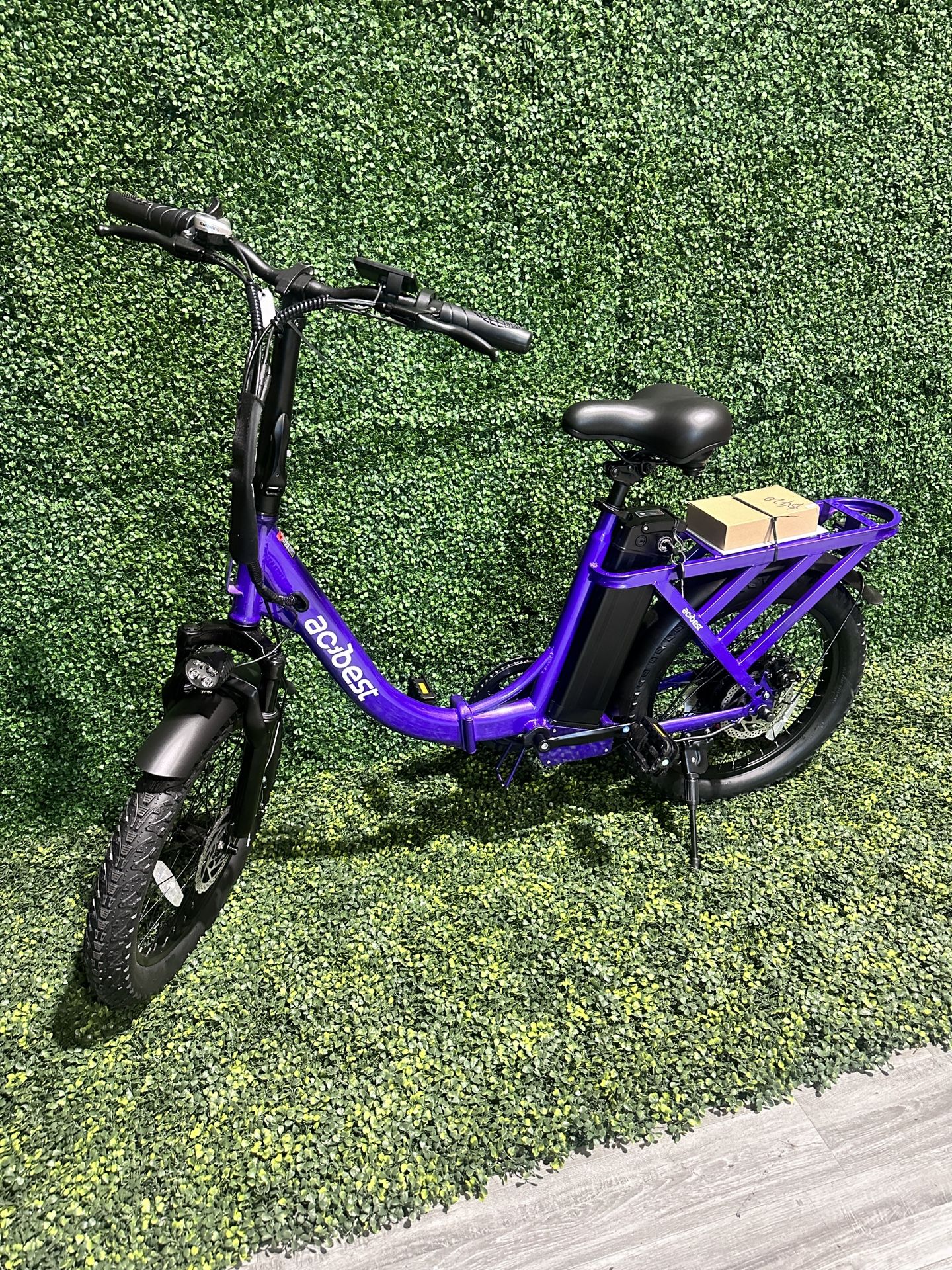 Mars Electric Bike for Adults, 20'' Fat Tire Folding Ebike with Peak 1200W Motor, 7 Speed 28MPH, 48V 499Wh Removable Battery Max Range 55 Miles, Folda