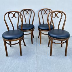 Thonet Style Sweetheart Bentwood Bistro Chairs