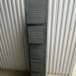 5 Door Metal Locker Cabinet – Assembled Storage Unit