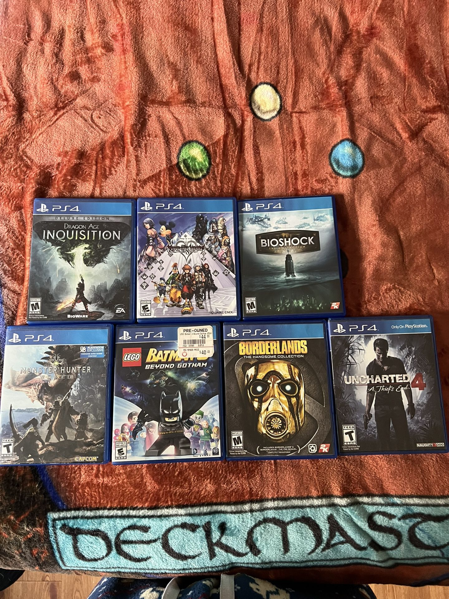 PS4 Assorted Games
