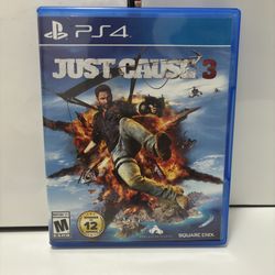 Just Cause 3 (Sony PlayStation 4 / PS4, 2015)  **used, no manual**