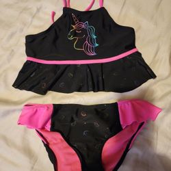 Girls Unicorn Bikini Size 7-8