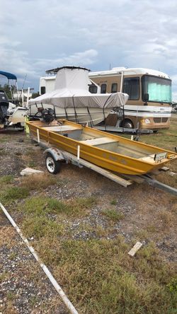 Johnboat with trailer