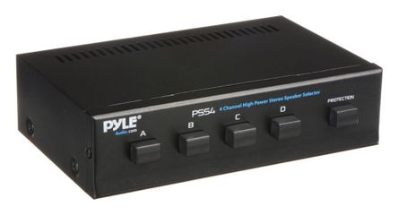New! Pyle PSS4 4 High Power Speaker Selector