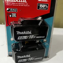 Malita 5,0 Batteries Lithium Ion 18v 