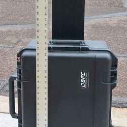 Pelican Case, Excellent made by GPC with wheels retractable handle.Inside easily modified 22"x16"x11"