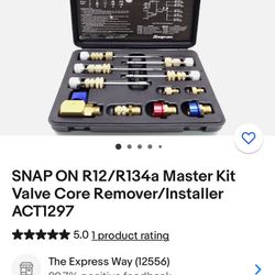 Master valve, core remover, and installer