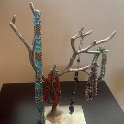Silver Jewelry Tree
