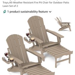 (2) Adirondack Chairs 