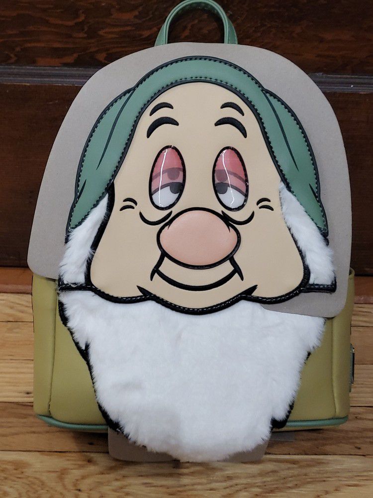 Disney Snow White Sleepy Lenticular 3-D Backpack Mini Loungefly 