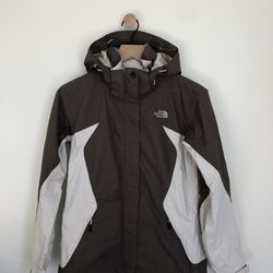 Women’s The North Face Brown/ White Jacket Size M