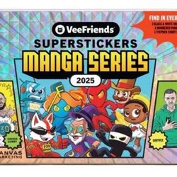 VeeFriends Super Stickers Manga Series Box Featuring Stephen Curry 