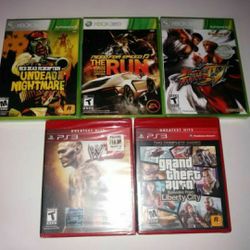 Xbox 360, & PS3 video games