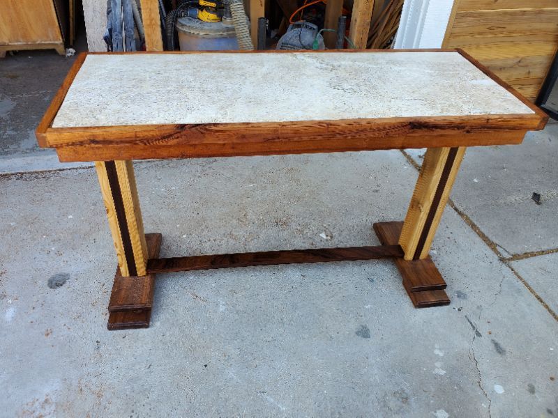 One of a kind sofa table