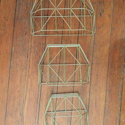 3 Tier Gold Baskets