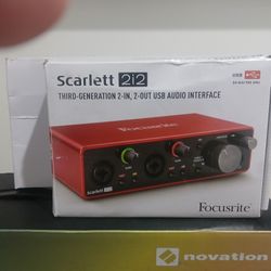 Scarlett 2i2 3rd Gen 2-in- 2-out USB Interface 