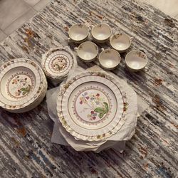 Antique Dish Set Copeland Spode England