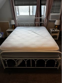 Queen Bed - Mattress and Bedframe
