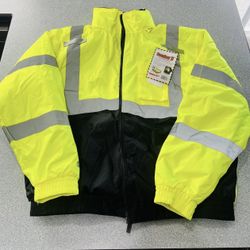 Tingley Rubber J26112 Bomber II Hooded Jacket 3X-Large - Lime Green