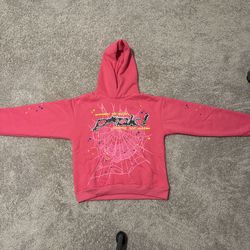Pink Sp5der Hoodie 