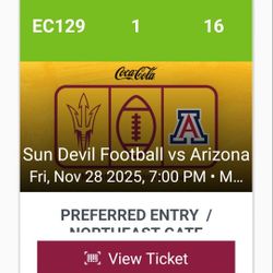 ASU Sun Devils vs Arizona Wildcats Territorial Cup 11/28