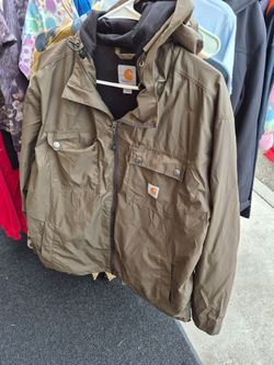 Carhartt. adults, large, lightweight, wind breaker hoodied