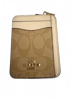 Dupe Coach Zip Card Case