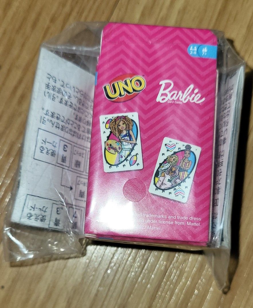 Barbie mini UNO card NEW from Japan gashapon for collection, play cards game family friends teens kids adult