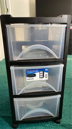 3 drawer cart