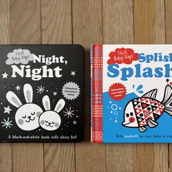 First Baby Days touchy feely books