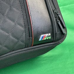 BMW Black Briefcase with Textured Fabric/M-series