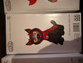 Airblown Inflatable Devil Cat 3.5 ft Halloween Decoration